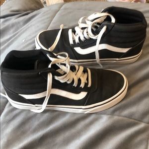 Black high top vans